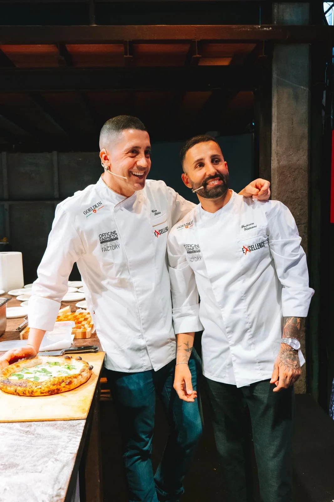 Federico Visinoni durante un evento